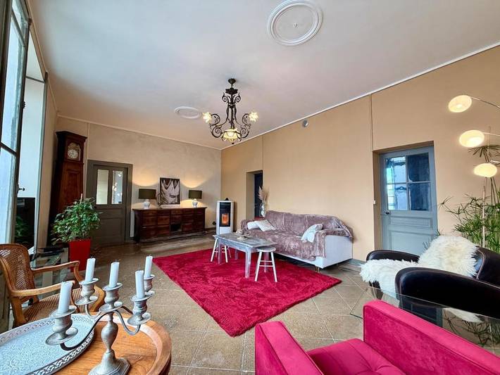 Location de vacances pour 14 personnes, avec vue et jardin dans Passins - 3