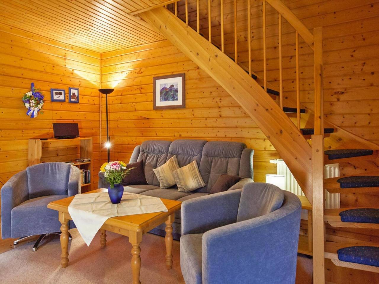 Hütte im Harz nahe Rappbodetalsperre in Hasselfelde, Harzvorland