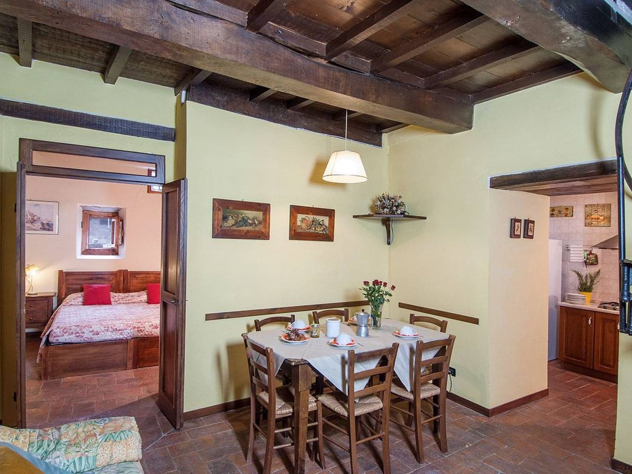 Geranei Haus mit Schwimmbad zwischen Florenz und in Pratovecchio, Pratovecchio Stia