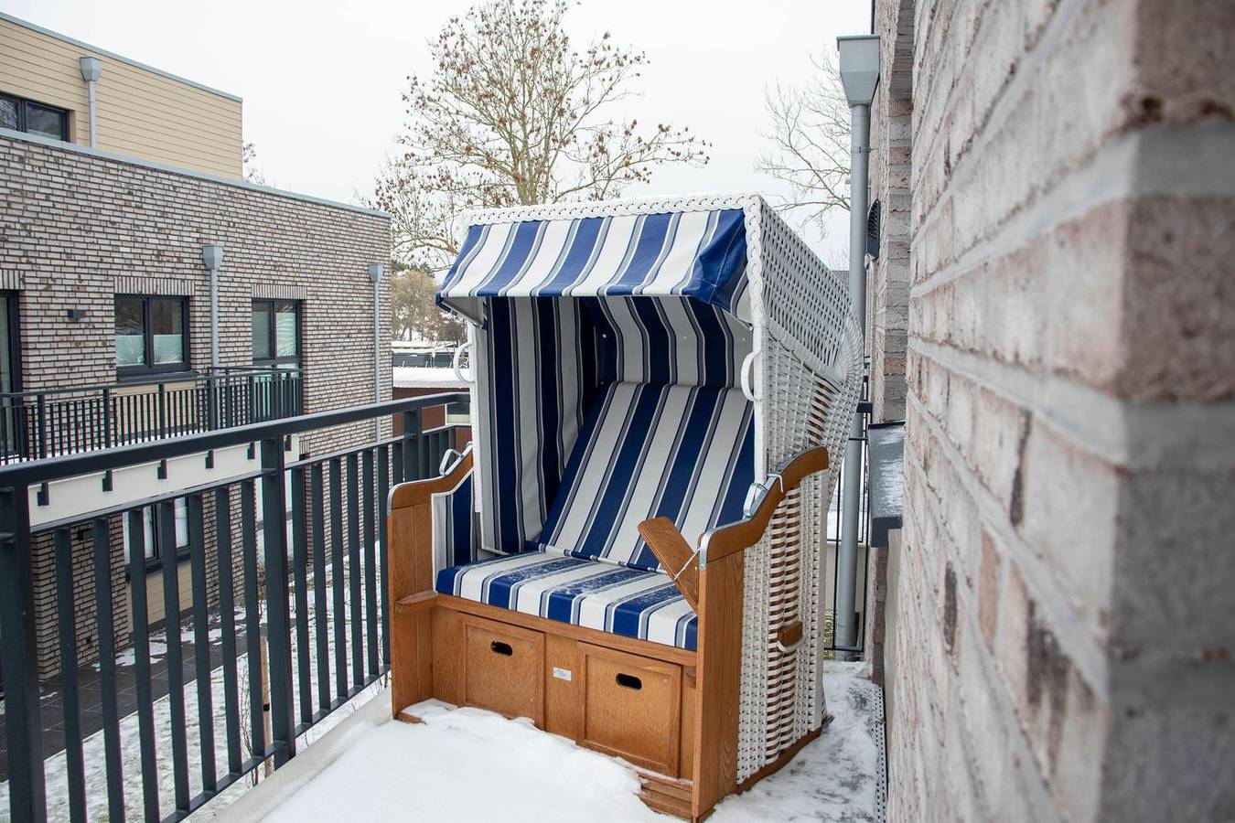 Apartamento entero, Küste33/8 – Nordseezeit am Deich. Sauna. Strandkorb. Balkon. in Tossens, Butjadingen