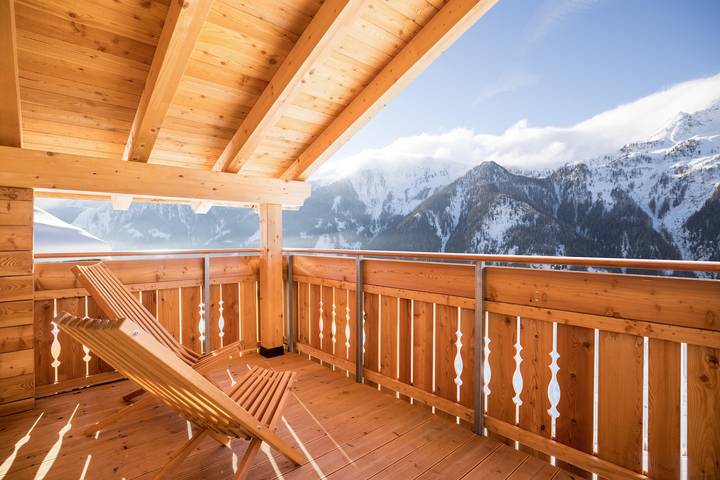 Chalet per 6 persone, con Balcone e Idromassaggio nonché Giardino e Sauna
