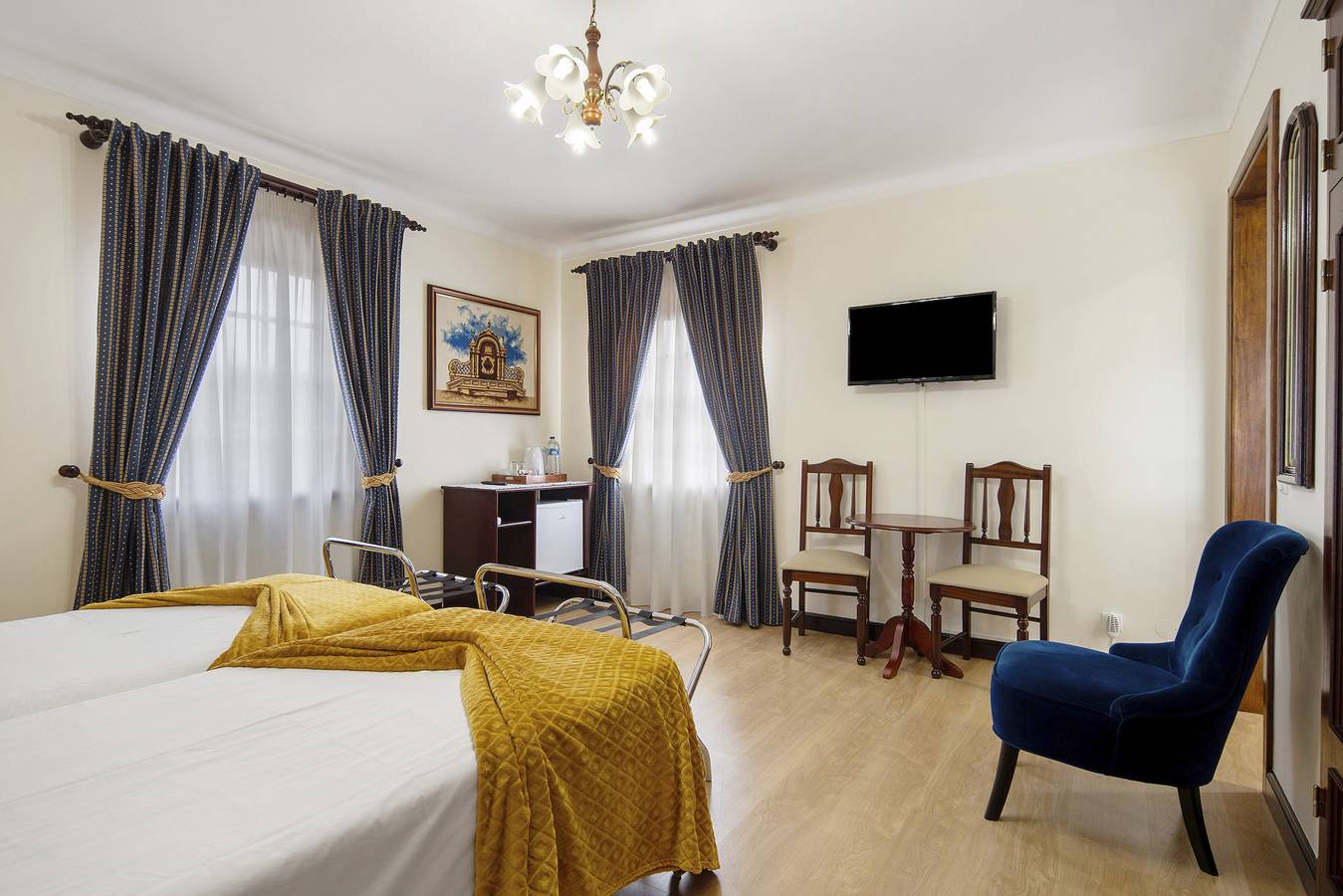Zimmer 'Twin' mit Gemeinschaftspool, Gemeinschaftsgarten und Wi-Fi in São Mateus da Calheta, Terceira (Azoren)