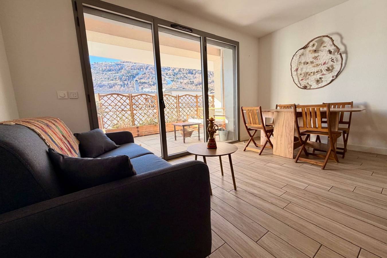 Apartamento entero, Apartamento de vacaciones para 4 personas con terraza in Briançon, Serre Chevalier
