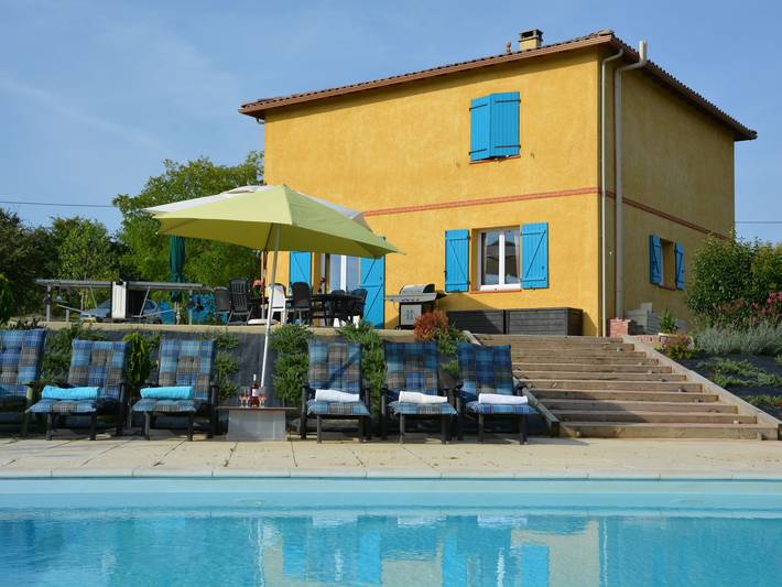 Holiday rental for 10 people, with Terrace and Garden as well as Pool in Tarn-et-Garonne