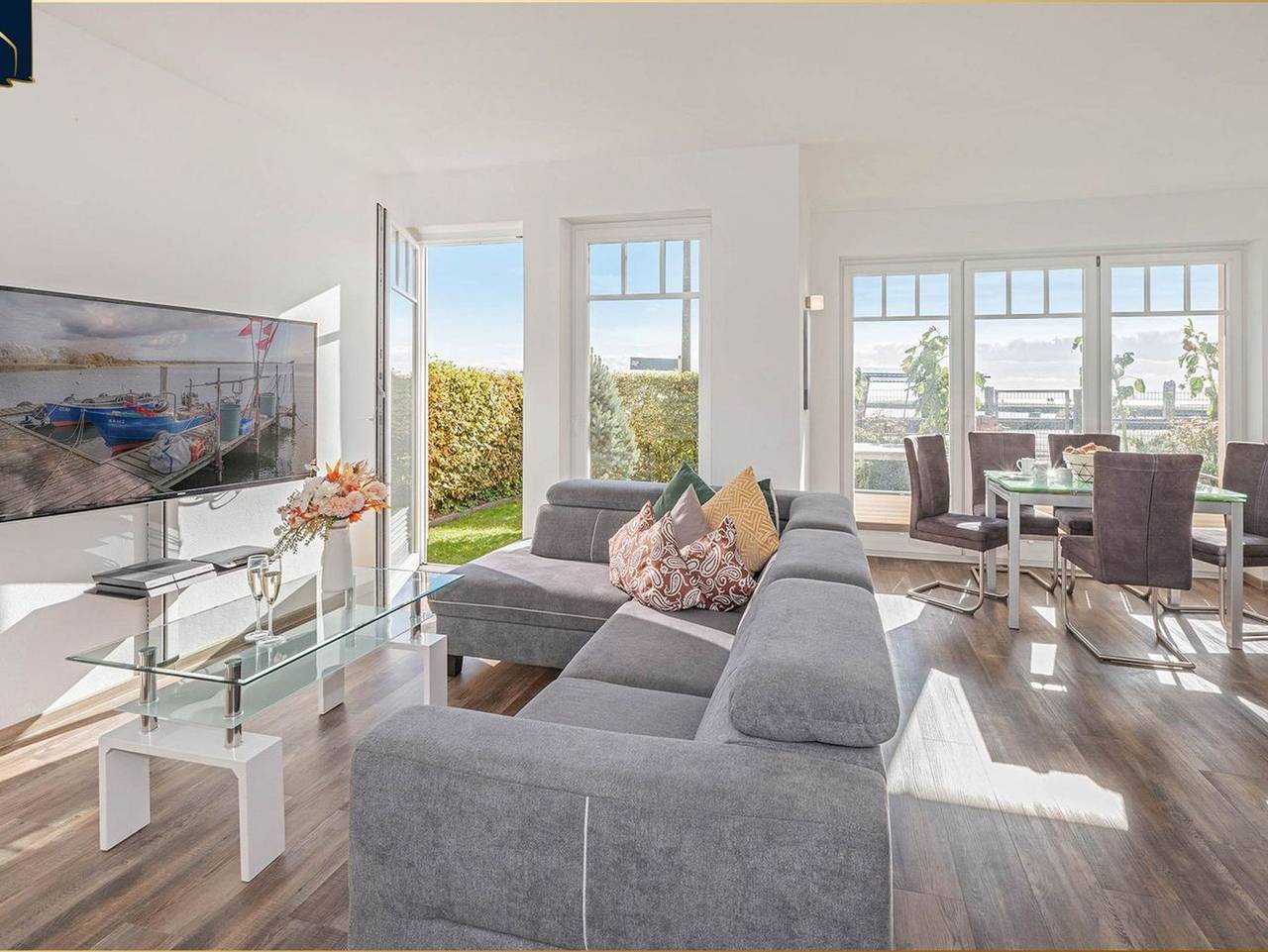 Ganze Ferienwohnung, Haffblick in Kamminke, Usedom