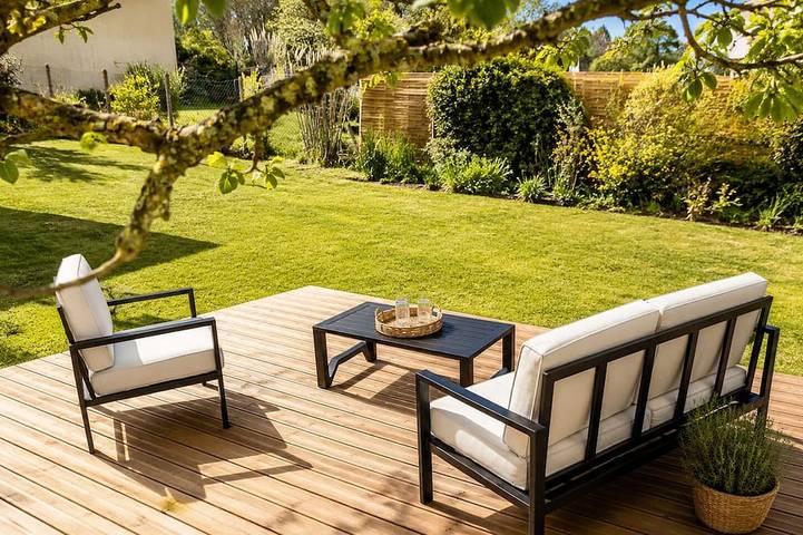 Location de vacances pour 6 personnes, avec balcon et jardin à Chaillevette