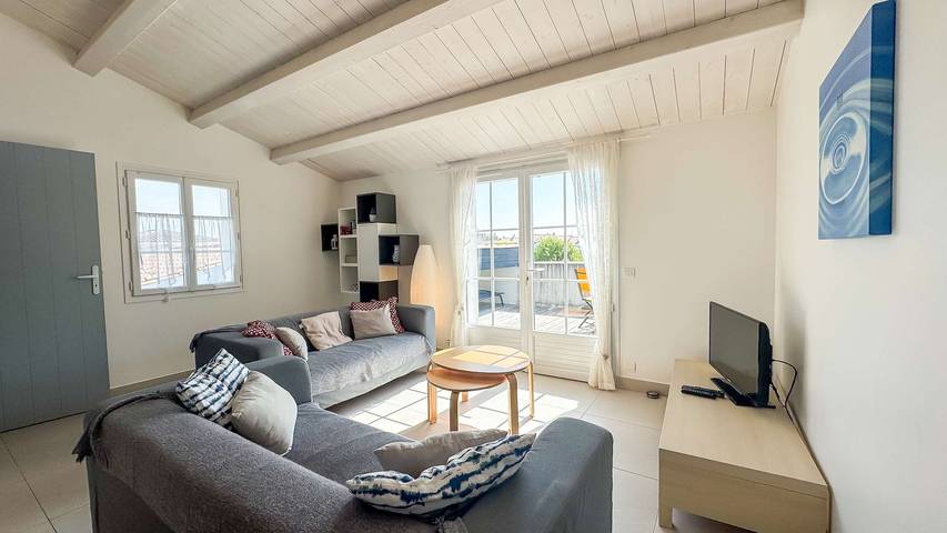 Apartamento vacacional entero, Pretty, quiet apartment with a view of the bell tower in Ars-en-Ré, Isla de Ré