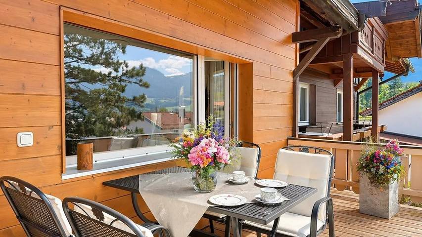 Hütte für 4 Personen, mit Garten und Balkon, mit Haustier in Ruhpolding - 3