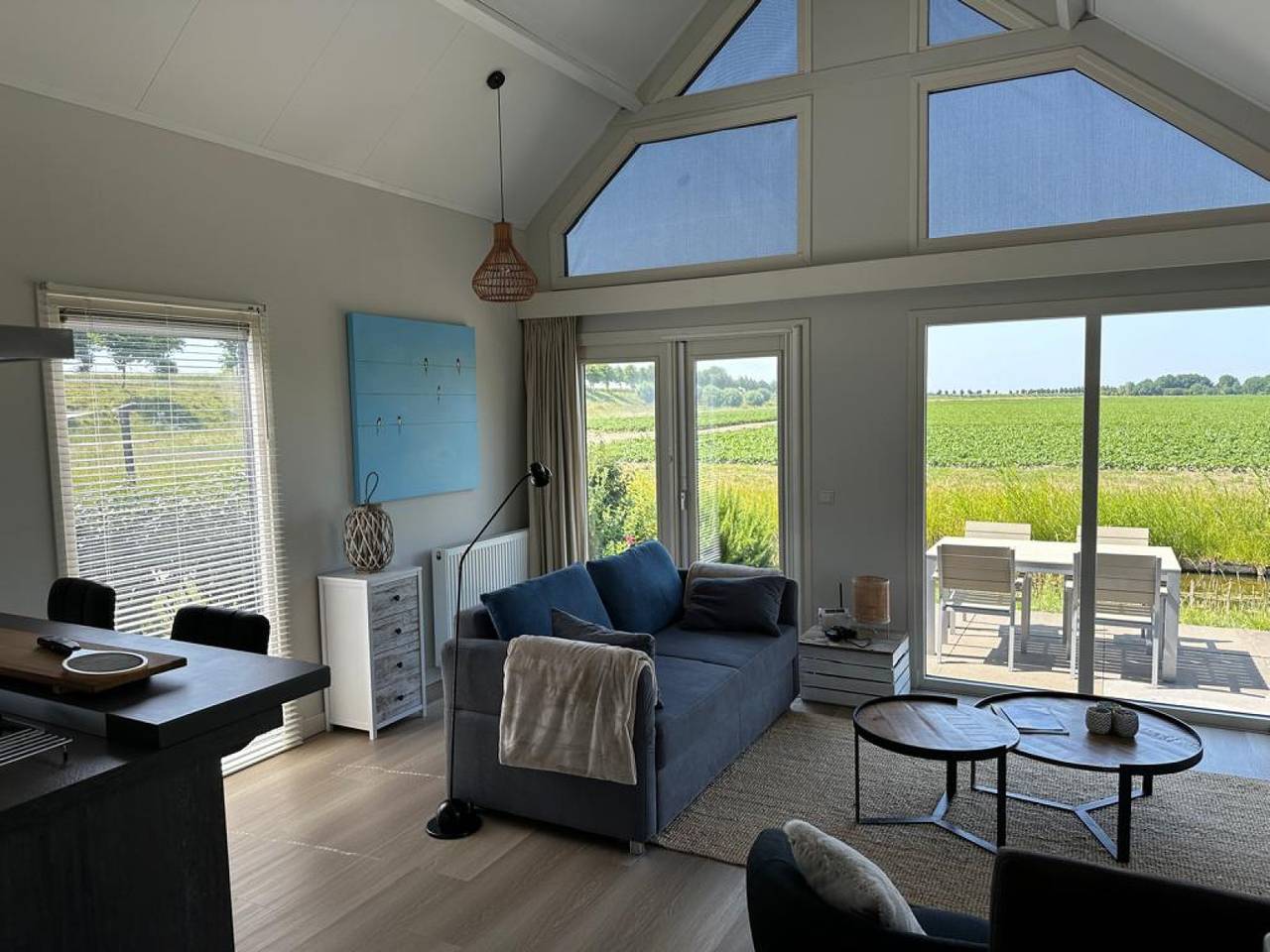 Ferienhaus, direkt hinter dem Oosterschelde-Deich, mit freiem Blick über den Polder in Niederländische Nordsee