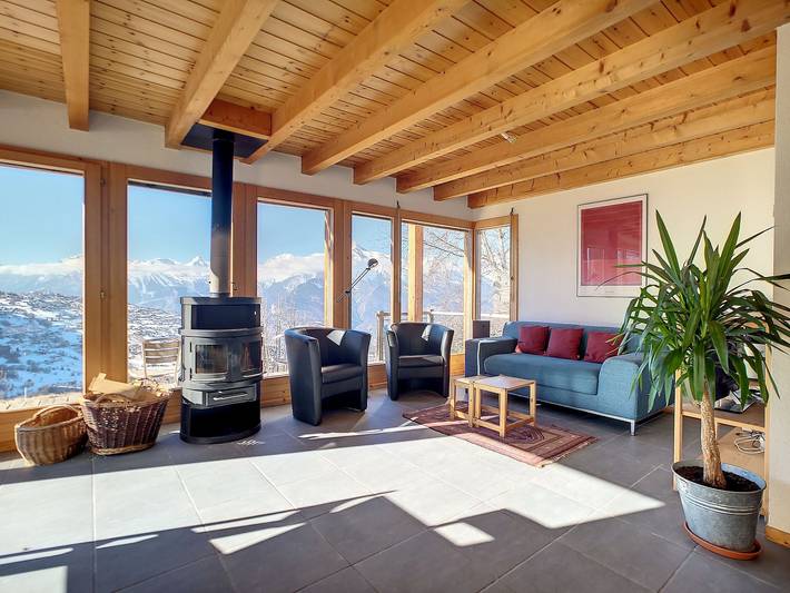 Ferienhaus für 6 Personen, mit Terrasse und Garten in Nendaz - 2