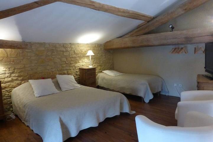 Location de vacances pour 6 personnes, avec piscine et jardin à Denicé - 2