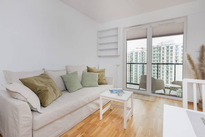 Ferienwohnung für 4 Personen, mit Sauna und Pool sowie Balkon/Terrasse, kinderfreundlich in Danzig