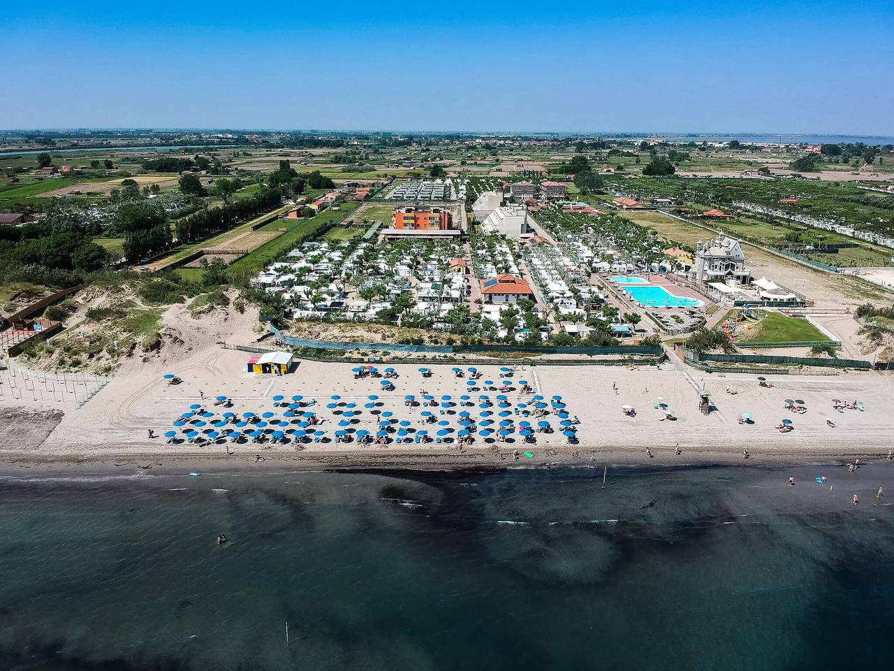 Mobil-home | Premium | 3 Hab. | 6 pers. | Lounge Terraza | A/C | Tv in Chioggia, Provincia de Venezia