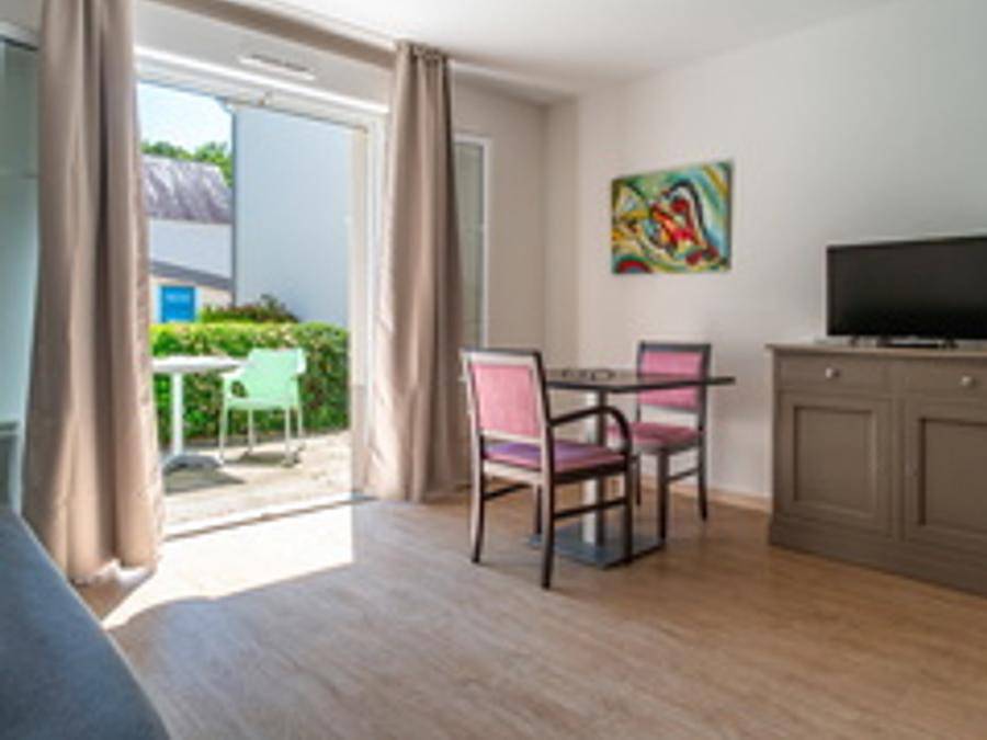 Résidence les Rives de Pont-Aven - Studio 2 personnes - Studio cabine 2 personnes - Terrasse ou balcon in Pont-Aven, Région de Quimper