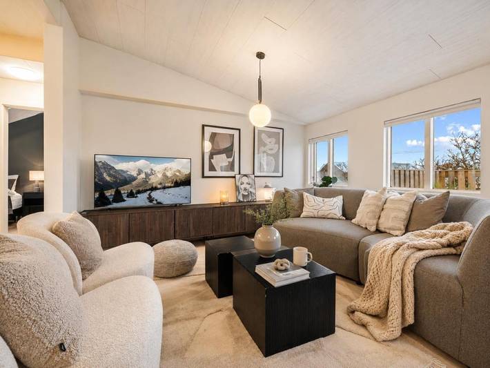 Vakantiehuis voor 6 personen, with Balkon and Terras as well as Uitzicht in Reykjavik