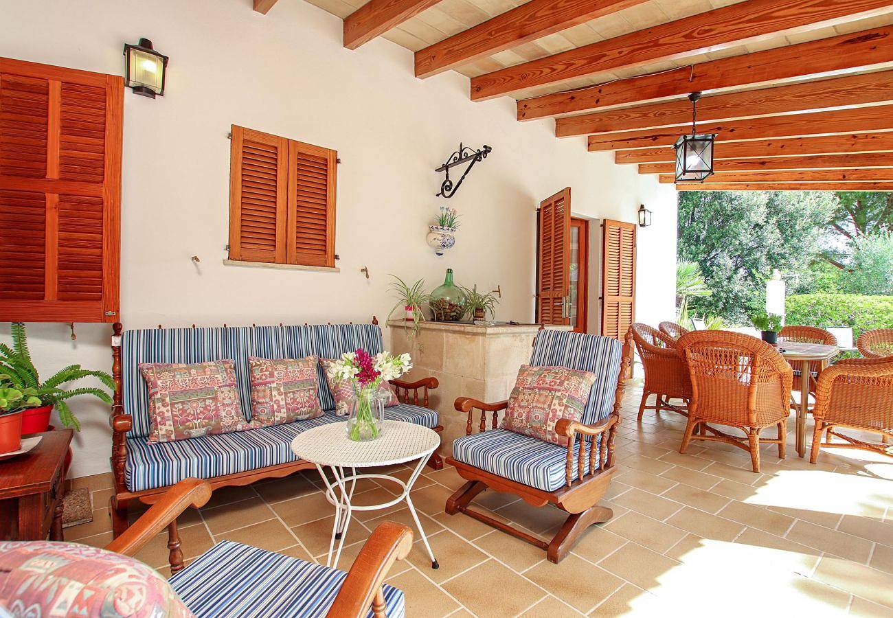 Villa "Mar" mit Bergblick, privatem Pool und Wlan in Pollença Stadt, Pollença