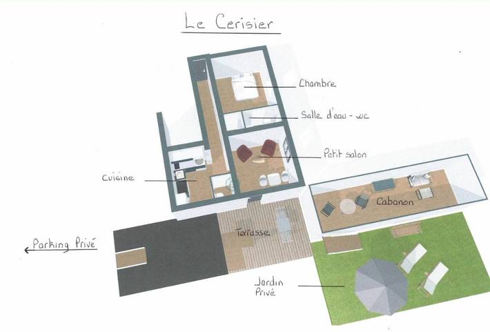 Location de vacances pour 6 personnes, avec jardin et vue, animaux acceptés à Fréland - 3