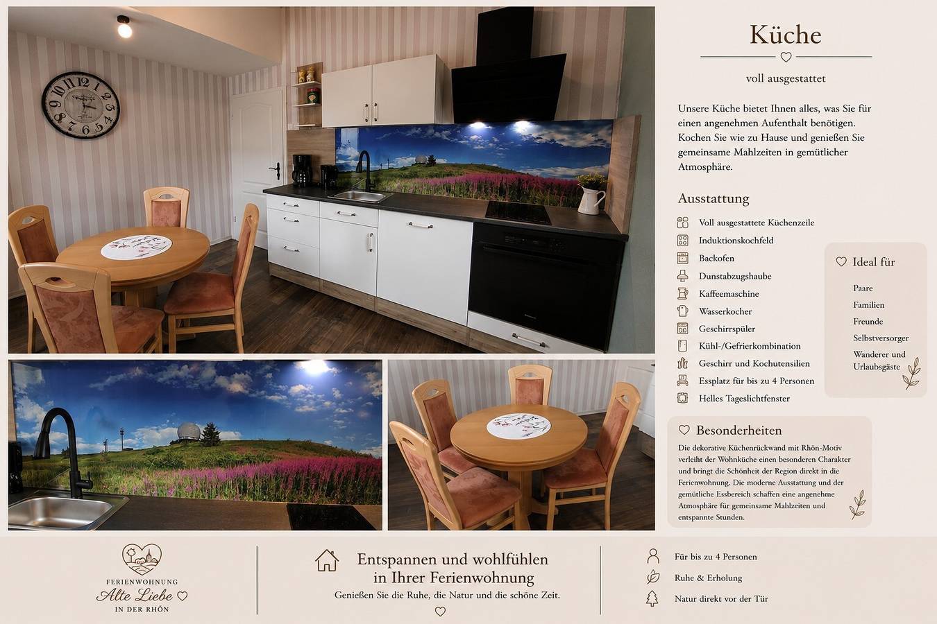 Ganze Wohnung, Apartment „Ferienappartment Alte Liebe“ mit Balkon in Poppenhausen, Rhön-Hessen