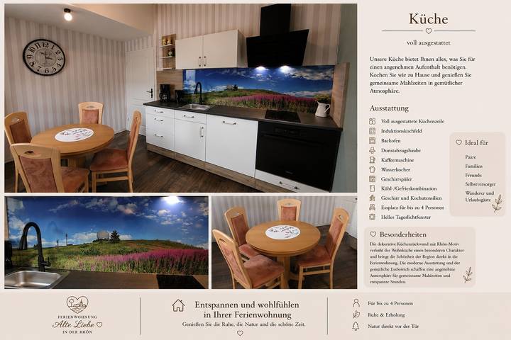 Ferienwohnung für 4 Personen, mit Balkon in Rhön-Hessen - 3