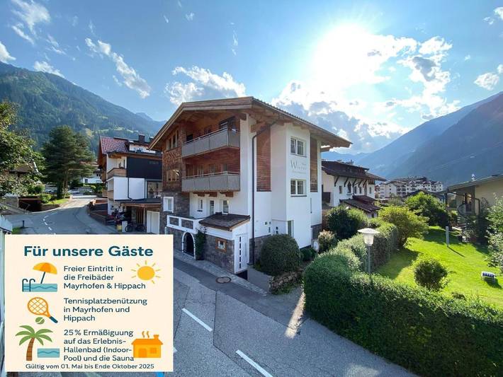 Vakantieappartement voor 2 personen, met terras in Mayrhofen