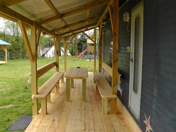 Camping für 4 Personen, mit Garten und Ausblick im Stettiner Haff - 2
