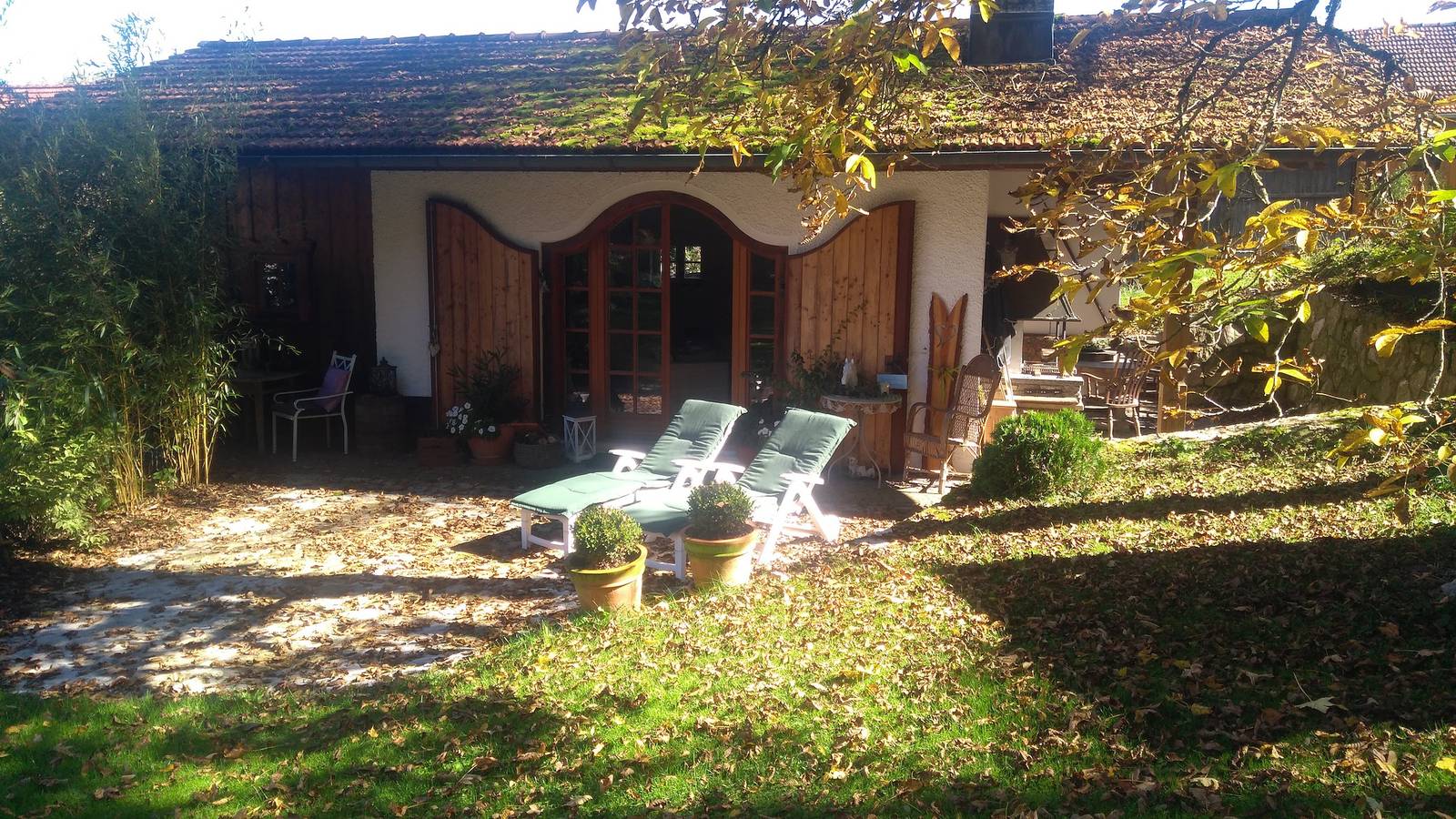 Ganze Ferienwohnung, Ferienhaus Steinmeier - Ferienhaus Steinmeier, 56qm, Kamin in Übersee, Chiemsee