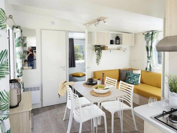 Mobil home pour 6 personnes, avec bassin pour enfant dans Plage De Treherve - 3