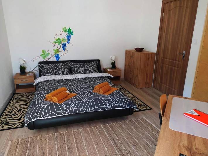 Appartement de vacances pour 3 personnes, avec jardin