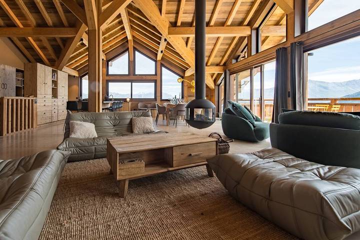 Chalet pour 14 personnes, avec sauna et balcon, adapté aux familles à Fontcouverte-la-Toussuire - 2
