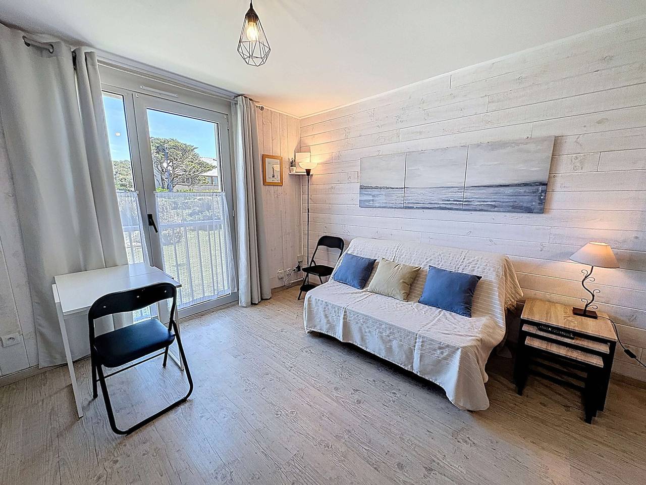Ganze Wohnung, Gemütliches Studio Strandzugang - 2 Pers. in Jullouville, Côte de la Déroute