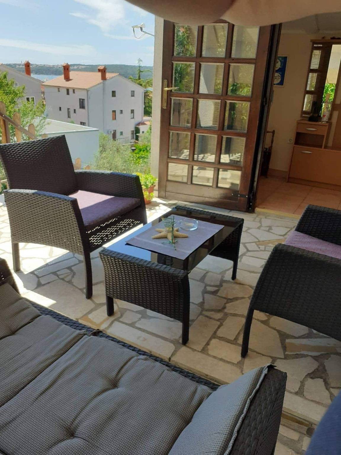 Ganze Wohnung, Istriensonne 0041 - Lucano-1 mit Meerblick, großem Garten und Parkplatz in Medulin Stadt, Medulin