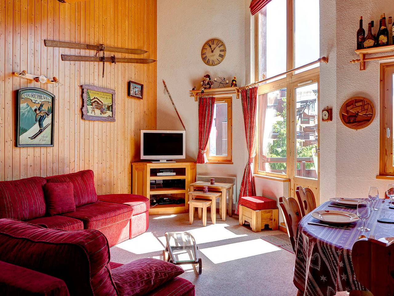 Appartement De Vacances pour 9 Personnes dans La Tania, Courchevel