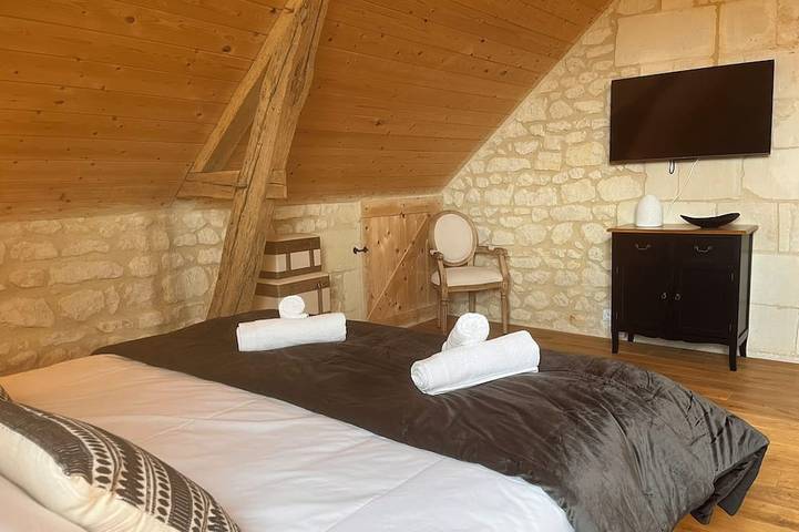 Location de vacances pour 10 personnes, animaux acceptés à Saint-Nicolas-de-Bourgueil - 4