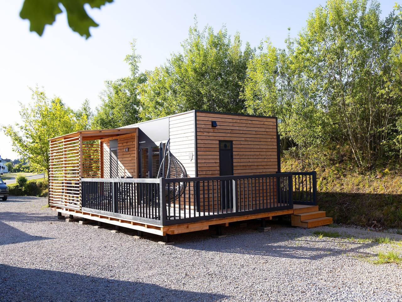 Maison mobile moderne au Vital Camp Bayerbach in Bayerbach, Bayerische Golf und Thermenland