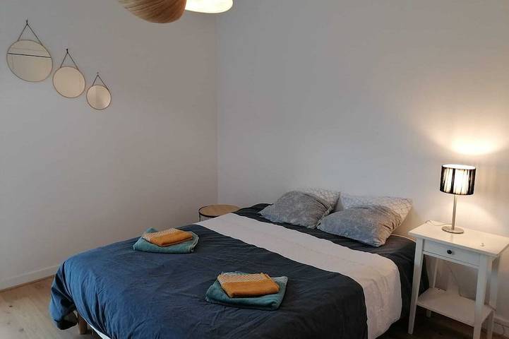 Appartement entier, 6' à pied  du centre  et  port 
Appartement Confortable dans Residence  Calme in Vannes, Côte des Mégalithes