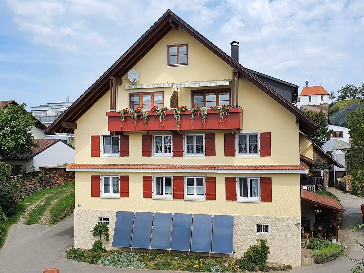 Ganze Ferienwohnung, Ferienhof Hotz - Ferienwohnung 1 70qm, 1 Schlafzimmer, max. 4 Personen in Wasserburg (Bodensee), Bayerisch Schwaben