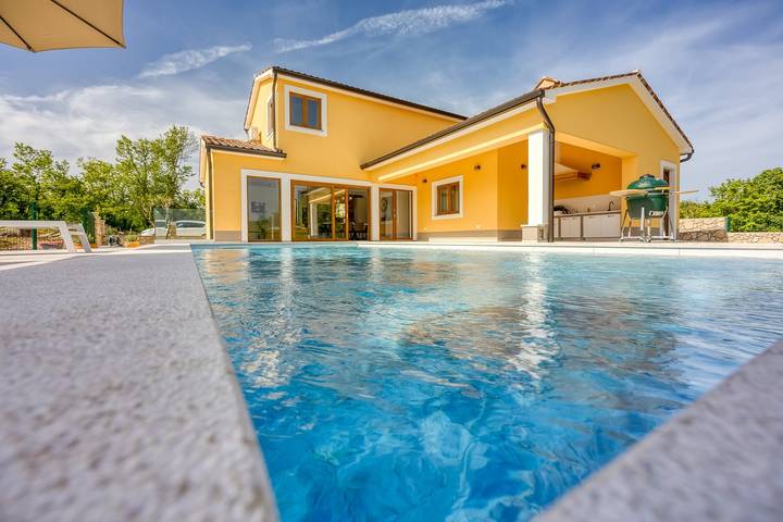 Villa Analucija with private pool in Labin City, Labin