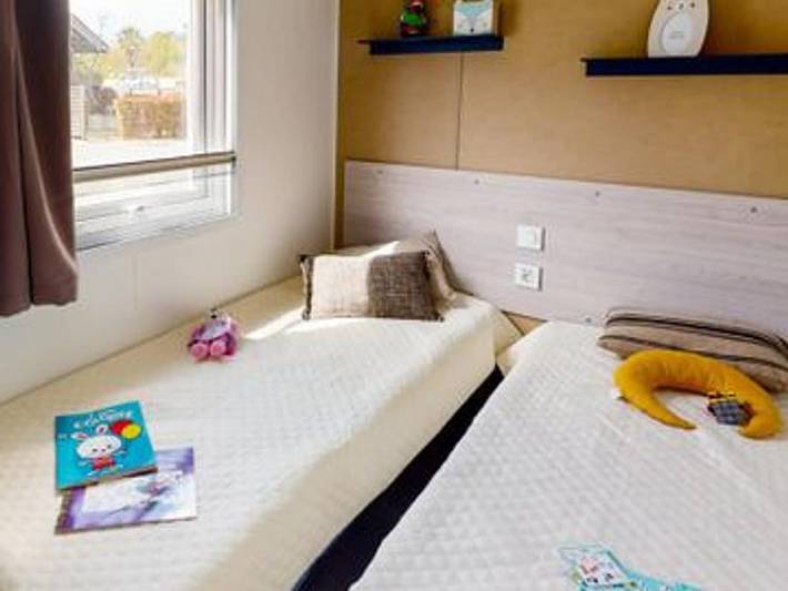 Camping Siblu Mer Et Soleil - Funpass inclus - Mobilheim 6 personen - Essentiel 2Sch 6P Signature ohne Klimaanlage in Saint-Georges-d'Oléron, Côte de Beauté