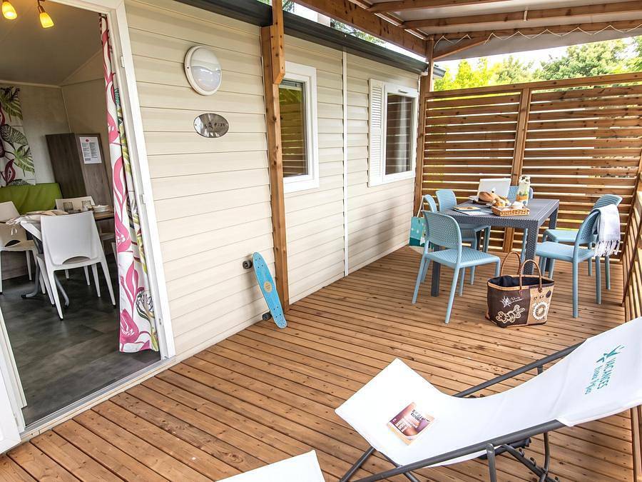 Camping Les Rives de la Dordogne - Mobilhome 6 personnes - 2 Chambres - Clim in Domme, Périgord Noir