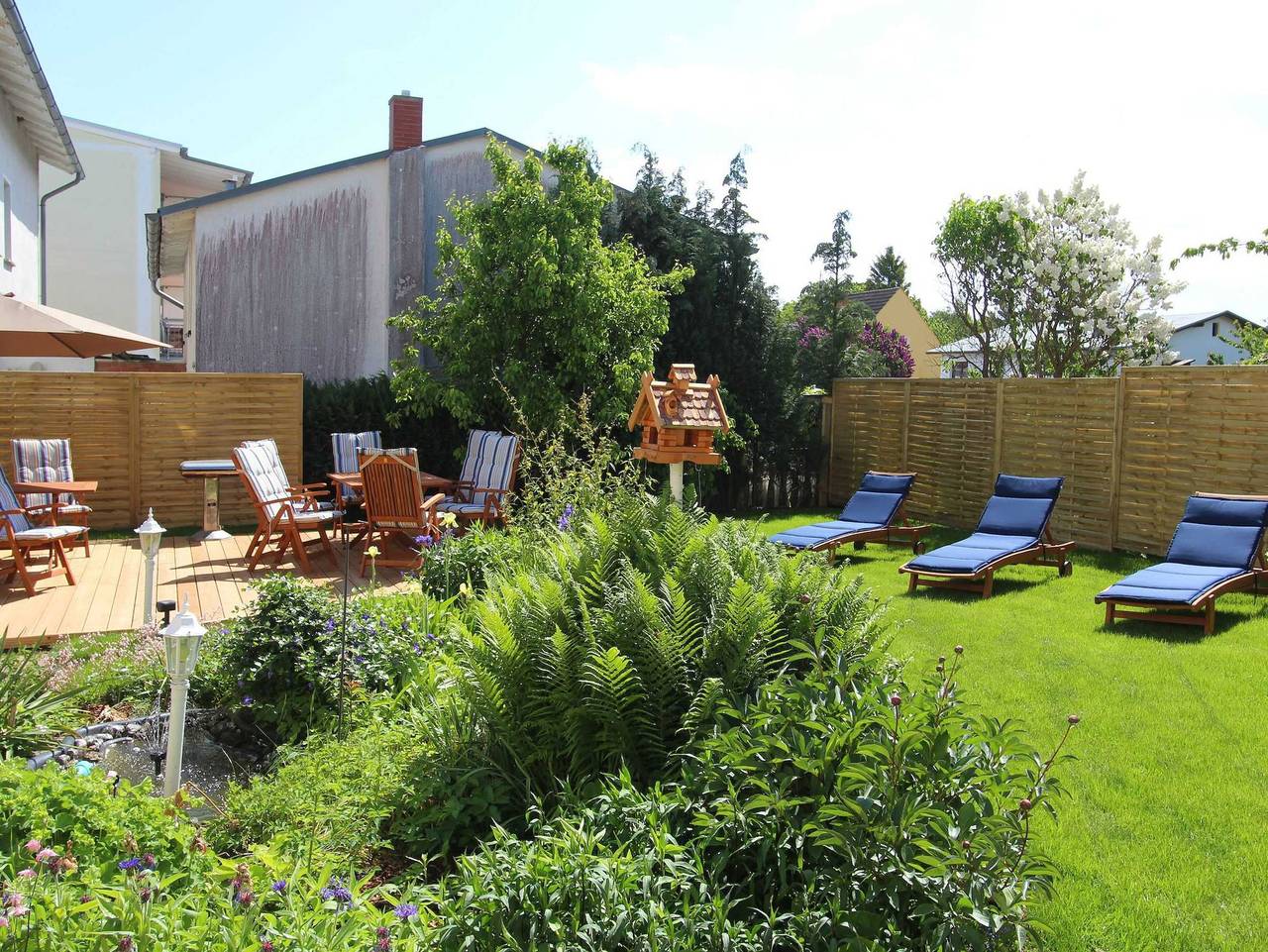 Ganze Ferienwohnung, Villa Elise - Bungalow: 34 m², 2-Raum, 2 Pers., Terrasse, Wlan in Göhren, Rügen