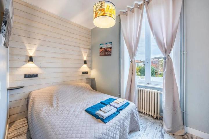 Appartement de vacances pour 2 personnes, avec Terrasse ainsi que Jardin et Vue
