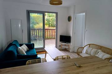 Gîte pour 2 personnes, avec terrasse dans Plage des Abatilles