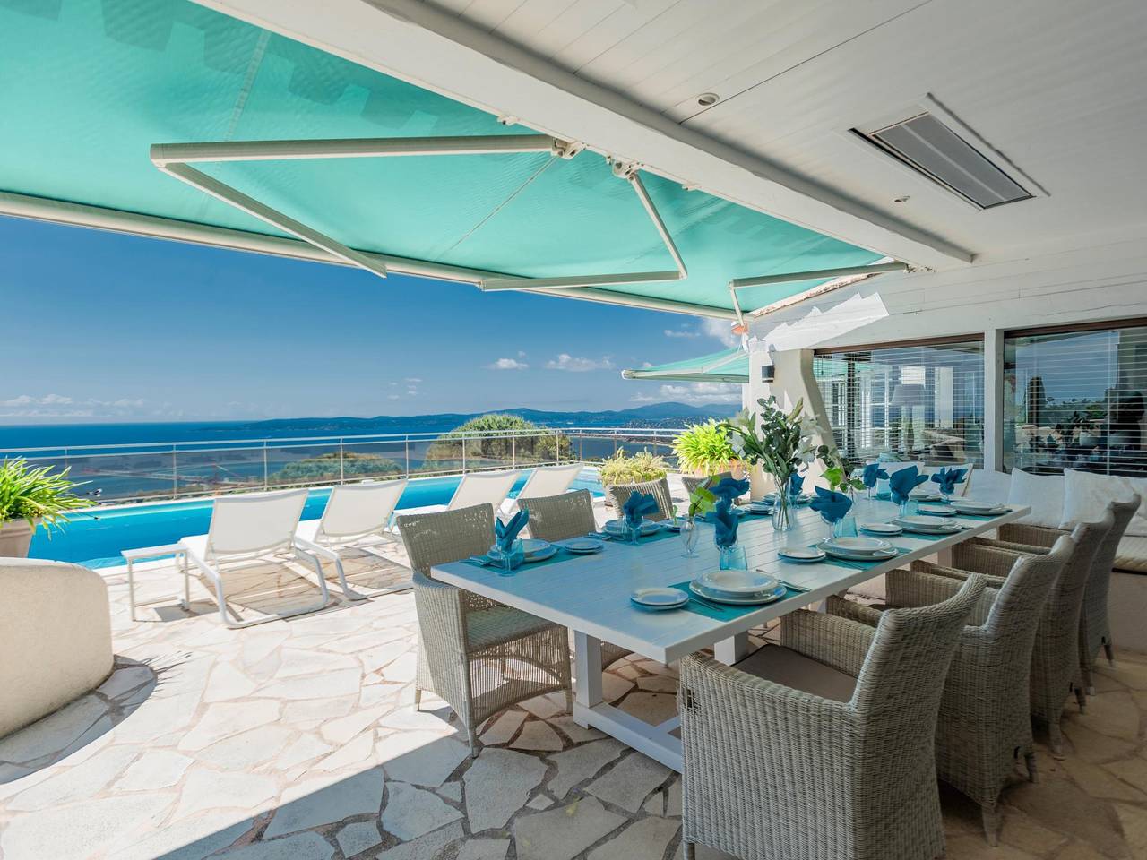 Villa de luxe avec piscine chauffée et vue mer in Les Issambres, Roquebrune-sur-Argens