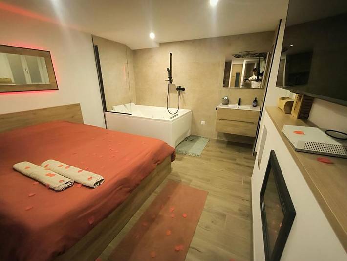 Gîte pour 2 personnes, avec terrasse et jacuzzi à Saint-Chamond - 3