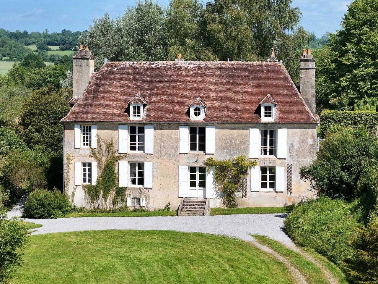 Manoir authentique proche Paris - 15 pers. in Saint-Germain-de-Clairefeuille, Région d'Argentan