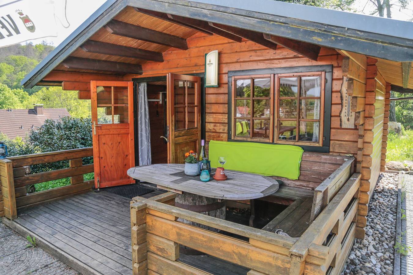 Ganze Ferienwohnung, Trekkinghütte auf dem Tackeberg - Holzhütte mit 15qm, max. 2 Personen in Neuhaus (Möhnesee), Möhnesee
