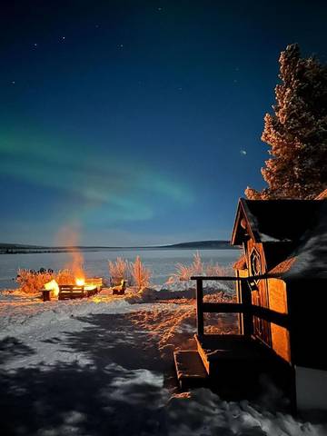 Maison de campagne pour 2 personnes, avec terrasse à Kiruna