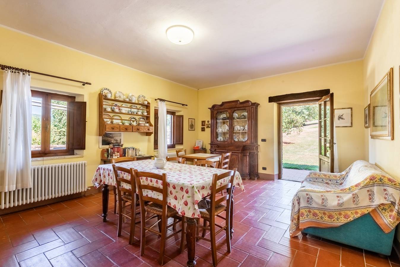 Ganze Wohnung, Ferienwohnung 'Autentico In Campagna' mit Bergblick, Gemeinschaftspool und Wi-Fi in Radicondoli, Siena Provinz