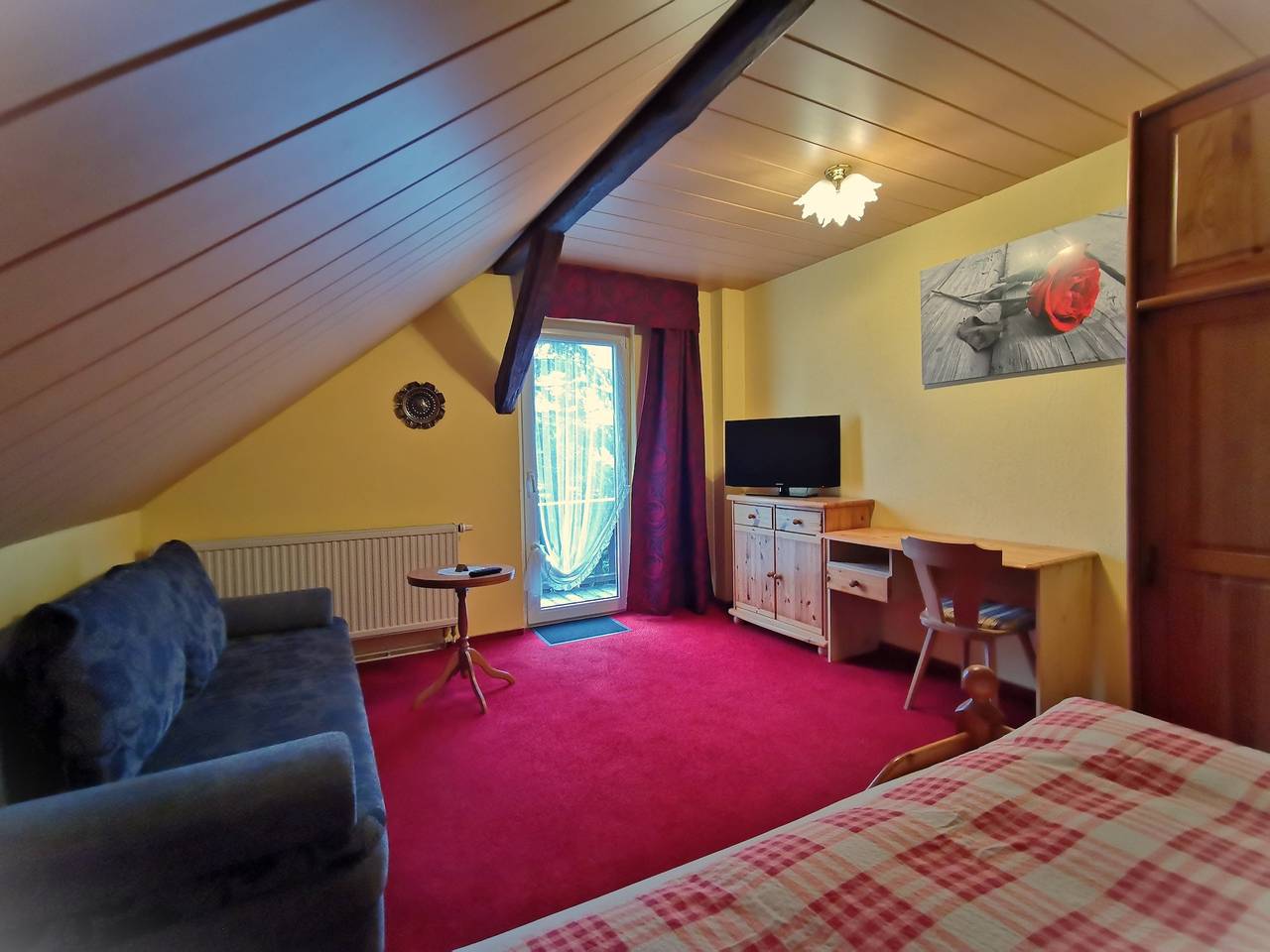 Pension zum Wiesengrund - Doppelzimmer in Angermünde, Unteres Odertal