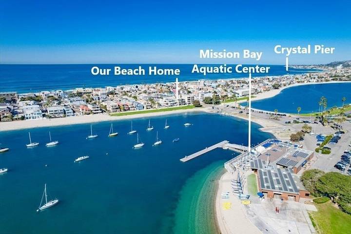 Beach rental for 8 people, with balcony in San Diego